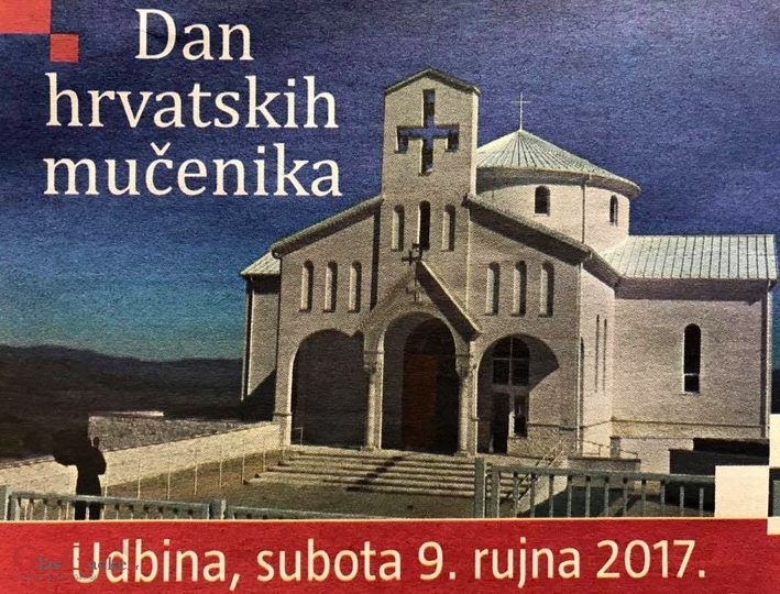 Program za Dan hrvatskih mučenika na Udbini