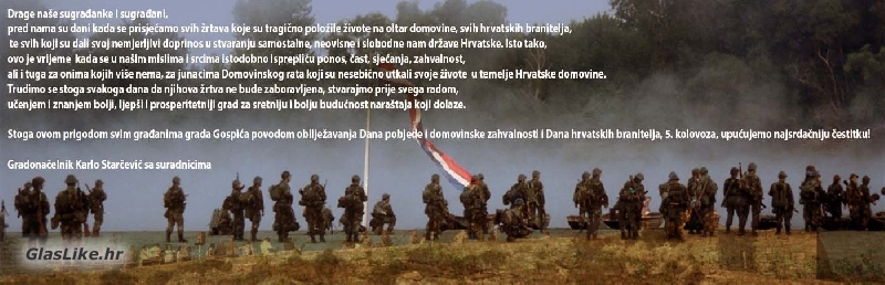 Čestitka gradonačelnika Karla Starčevića
