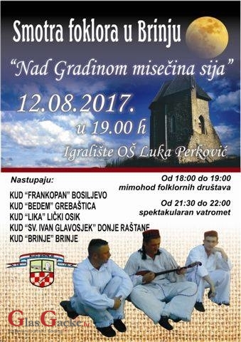 Nad Gradinom misečina sija - 2. smotra folklora u Brinju