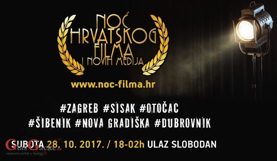 Noć hrvatskoga filma po prvi put u Otočcu