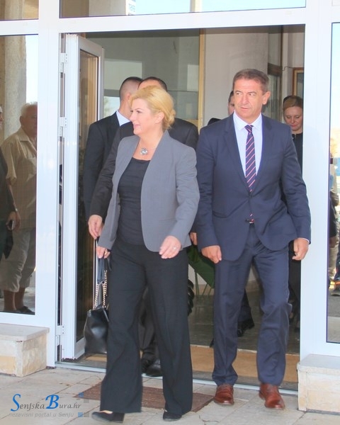 Predsjednica Kolinda Grabar-Kitarović posjetila grad Senj
