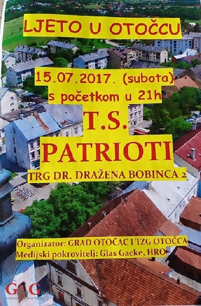 Večeras Patrioti na otočkoj ljetnoj pozornici!