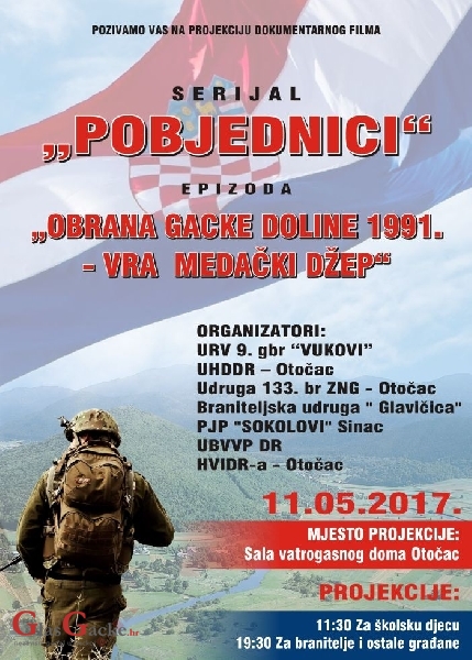 Serijal "Pobjednici" projekcija dokumentarnog filma