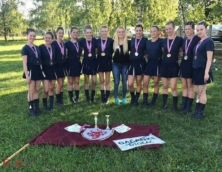 Mažoretkinje "Gačanke" osvojile dvije medalje na Državnom natjecanju 