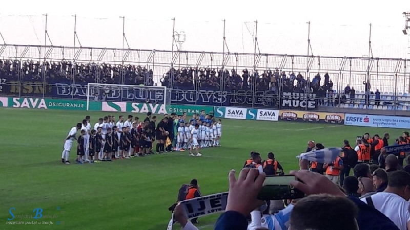 Senjani na utakmici Rijeka – Dinamo