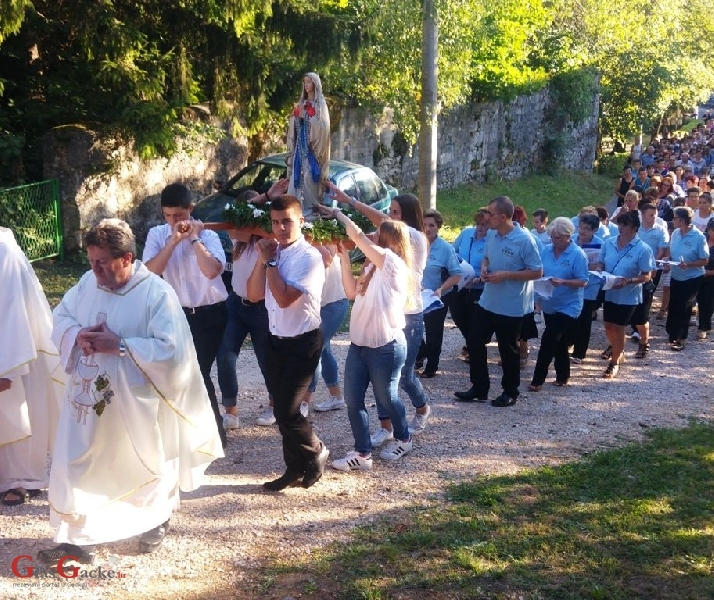 Proslava blagdana Velike Gospe u Brinju 