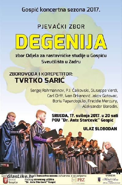 Koncert Pjevačkog zbora Degeija