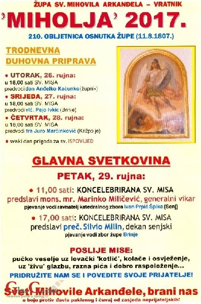 Vratnička Miholja na vratima!