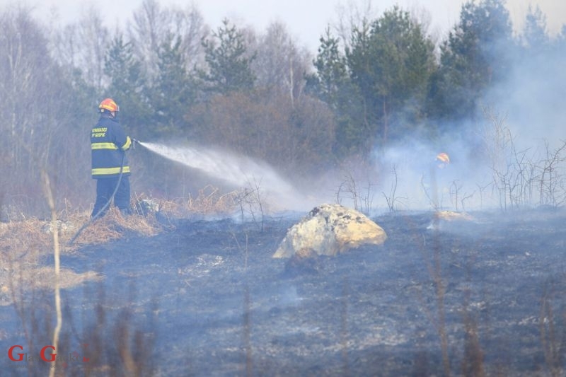 Povećani broj vatrogasnih intervencija na požarima otvorenog prostora