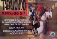 U subotu "16.GACKA OPEN 2017" u Otočcu U subotu "16.GACKA OPEN 2017" u Otočcu
