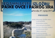 17. izložba paške ovce i paškog sira