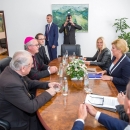 Predsjednica Grabar Kitarović s biskupima