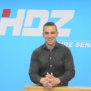 Tiskovna konferencija Sanjina Rukavine, kandidata GO HDZ - a Senj