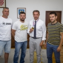 Predstavnici NK "Gospić ¨91" na prijamu kod Župana Milinovića 