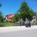 Asfaltiranje u Lovačkoj ulici u Brinju