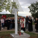Blagoslov obnovljenog križa na Poljicima
