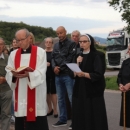 Blagoslov obnovljenog križa na Poljicima