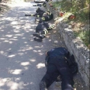 Ličko-senjski vatrogasci i drugu noć na požarištu u Splitu 