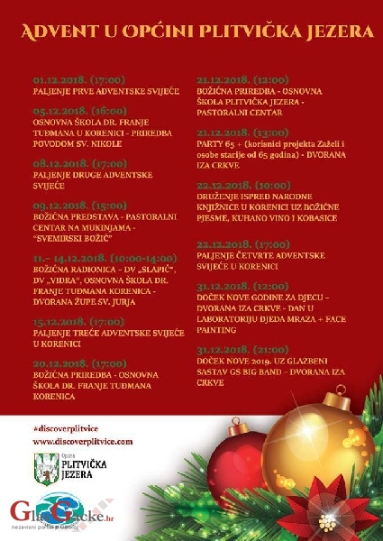 Advent u općini Plitvička Jezera