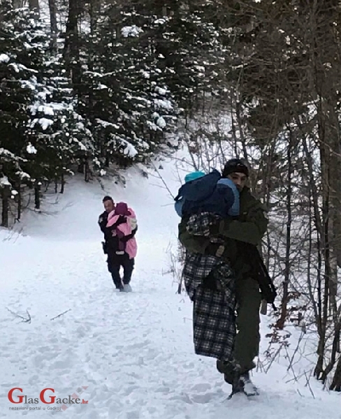 Na Plješivici spašavali migrante