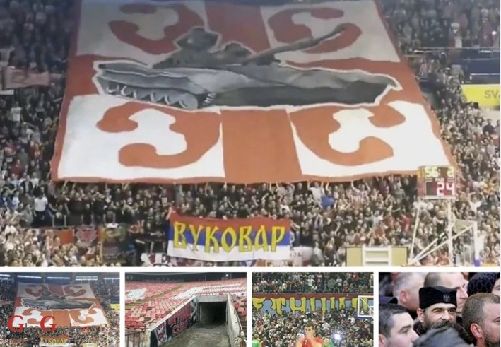 Delije se igraju četnika, slave ratne zločince i pozivaju na ubijanje Hrvata