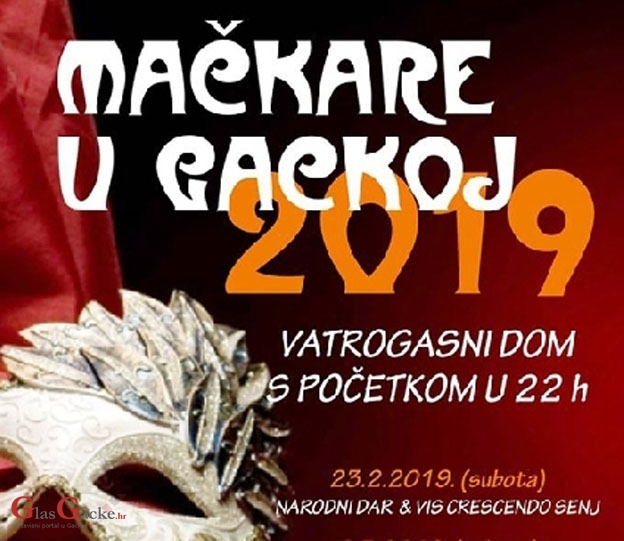 Mačkare u Gackoj - u subotu večer