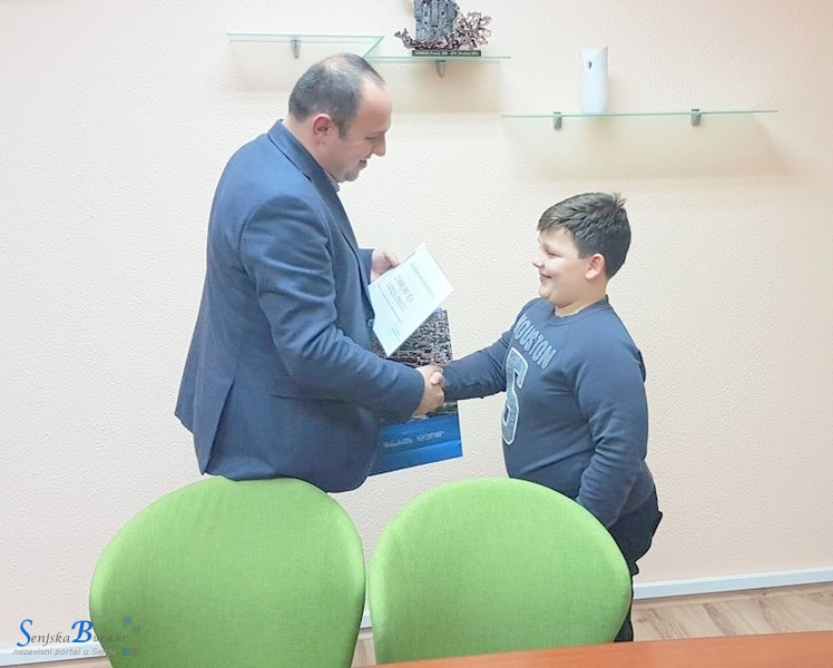Senjski gradonačelnik primio Mateja Prpića Senjski gradonačelnik primio Mateja Prpića