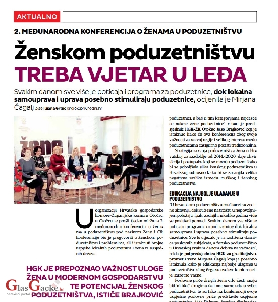 Privredni vjesnik o 2. međunarodnoj konferenciji o ženama u poduzetništvu Privredni vjesnik o 2. međunarodnoj konferenciji o ženama u poduzetništvu
