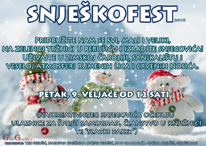 Danas u Perušiću Snješkofest