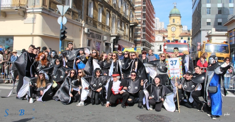 Senjske raže na  36. Riječkom karnevalu