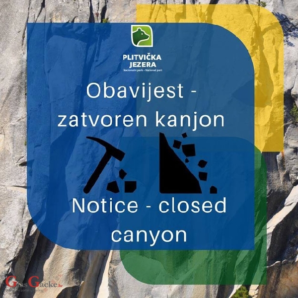 Zatvoren kanjon Donjih jezera