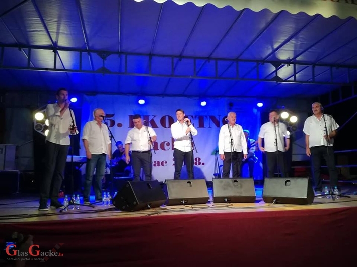 Klapa Intrade svakako pridonijela uspješnosti druge večeri Eko etno Gacke
