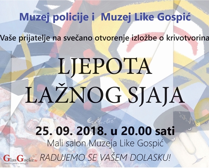 Ljepota lažnog sjaja - izložba krivotvorina Ljepota lažnog sjaja - izložba krivotvorina