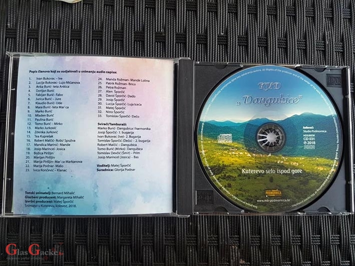 Kuterevo selo ispod gore - CD KUD-a Dangubice