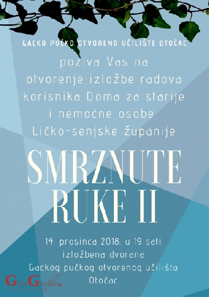 Večeras otvaranje izložbe Smrznute ruke II