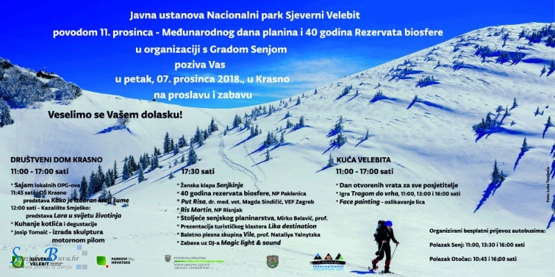Međunarodni dan planina u Nacionalnom parku Sjeverni Velebit – 7. prosinca 2018. godine