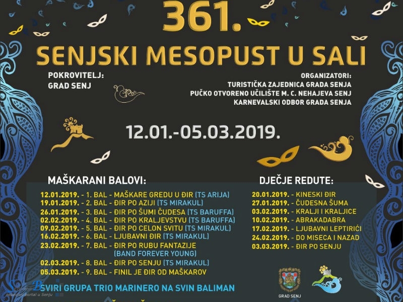361. SENJSKI MESOPUST OD 12. SIJEČNJA 2019.