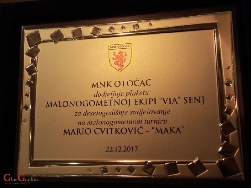 Službeno otvoren 10.jubilarni turnir u malom nogometu Mario Cvitković Maka Službeno otvoren 10.jubilarni turnir u malom nogometu Mario Cvitković Maka