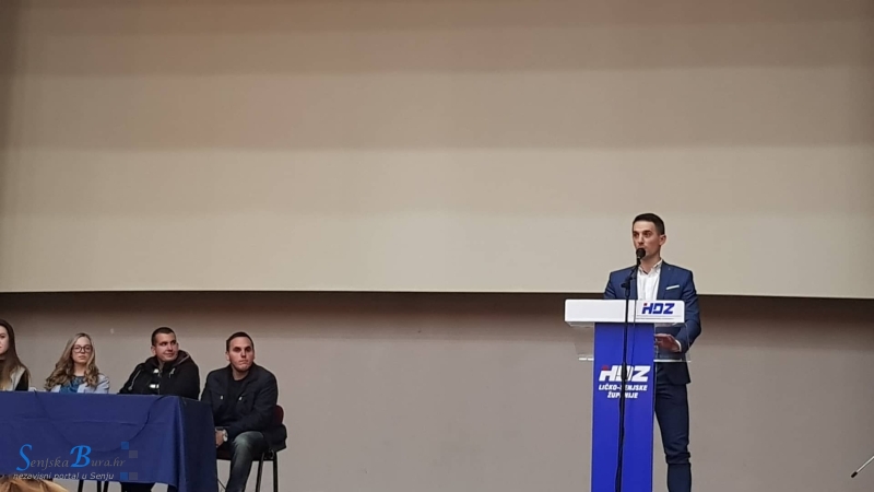Ivan Milinović novi je predsjednik Županijskog odbora Mladeži HDZ-a Ličko-senjske županije
