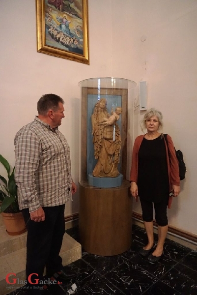 Brinjska "Madona s djetetom Isusom“ stigla s restauracije 