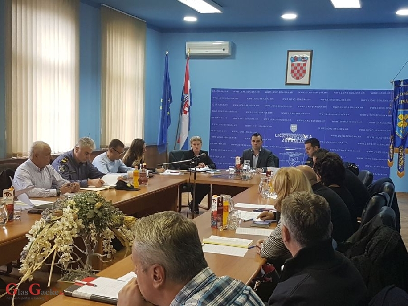 Održana sjednica Stožera civilne zaštite Ličko-senjske županije 