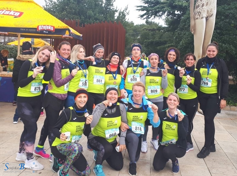 Prvi nastup Kluba sportske rekreacije "A-PULS Senj" na Adria Advent Maratonu u Crikvenici