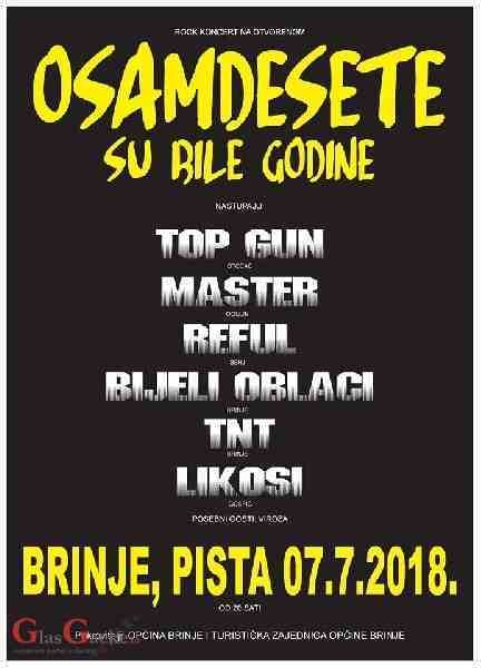 Osamdesete su bile godine - rock koncert u Brinju 