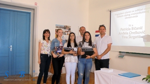 Dodjela nagrada najuspješnijim učenicima Srednje škole Senj 