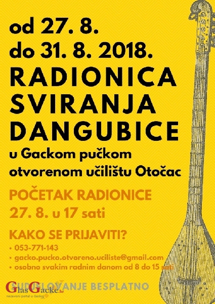 Radionica sviranja dangubice 