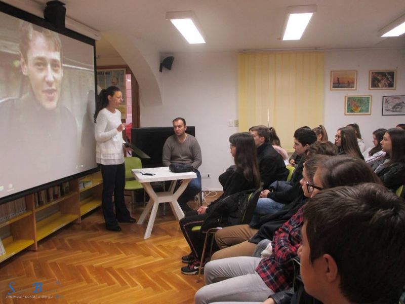 Edukativni film i predavanje „U čast vukovarskom heroju Jean Michelu Nicolieru“ u Gradskoj knjižnici Senj
