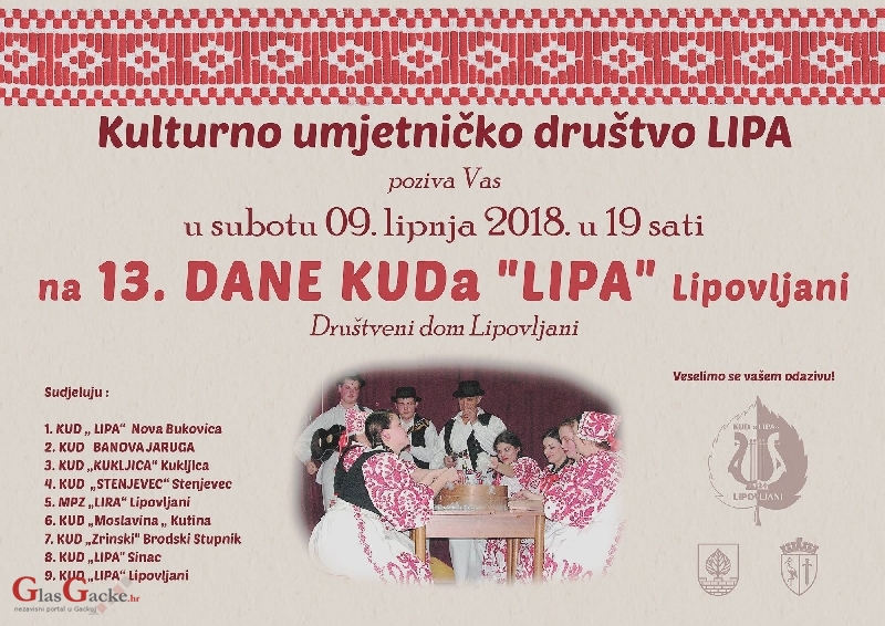 U lipnju Lipa u Lipovljanima kod Lipe