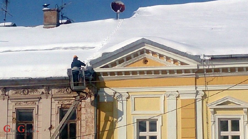 Red je sa štrokljama doli