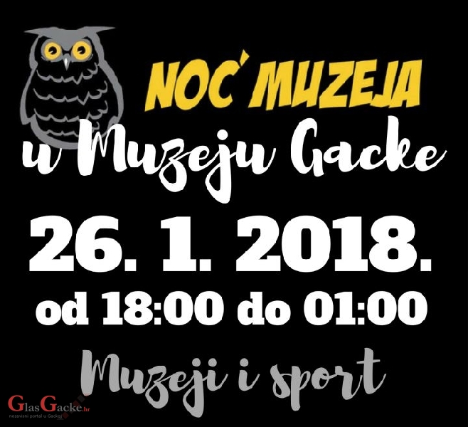 Noć muzeja u Muzeju Gacke 