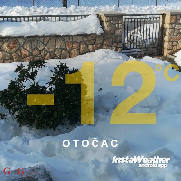 Otočac na -12*C